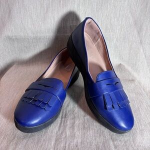 FITFLOP Sz 8.5 Comfort Almond Toe Tongue Toe Box Slip On Shoes Flats